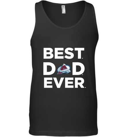 Best Colorado Avalanche Dad Ever Hockey NHL Fathers Day GIft For Daddy Men's Tank Top Men's Tank Top / Black / XS Men's Tank Top - amzapparel