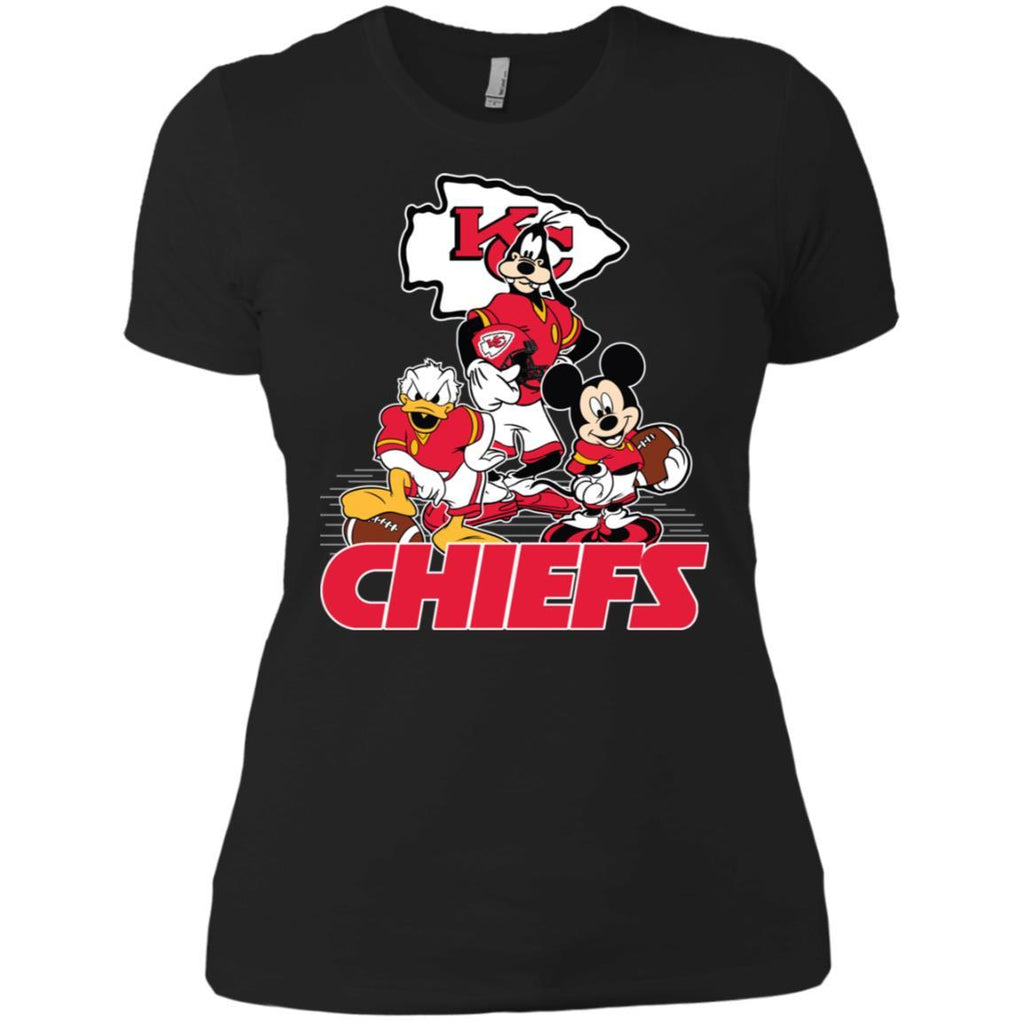 FREE shipping Mickey Mouse Kansas City Chiefs American Football