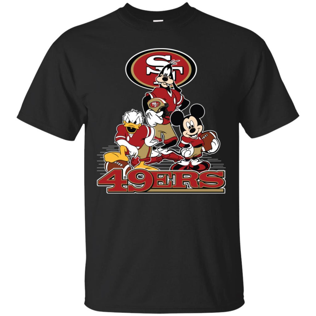 NFL San Francisco 49ers Mickey Mouse Disney T-Shirt Size S-5XL