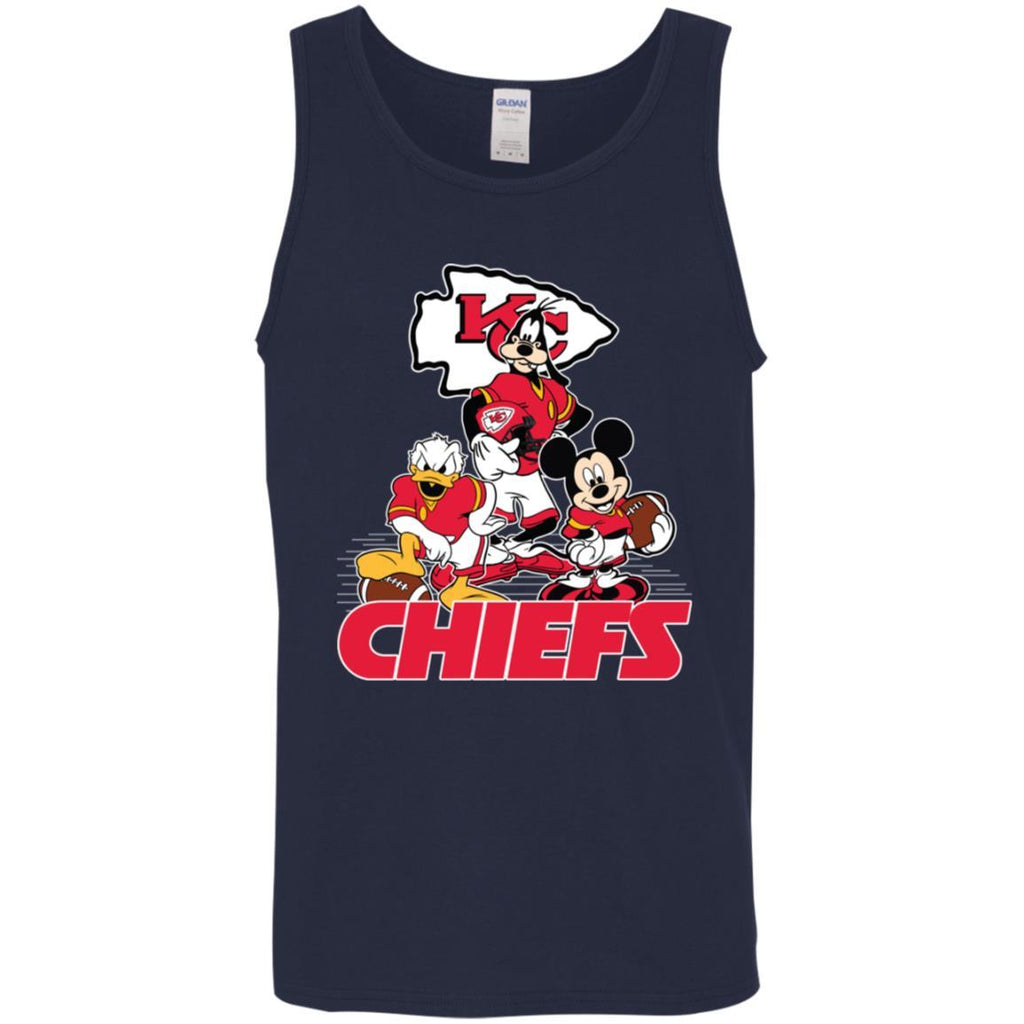 Kansas City Chiefs Women's V-Neck Vest T-Shirts Ring Hole Tank Tops  Sleeveless