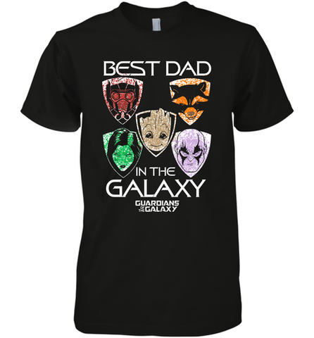 Marvel Guardians Of The Galaxy Best Dad In The Galaxy Father's Day Gifts Men's Premium T-Shirt