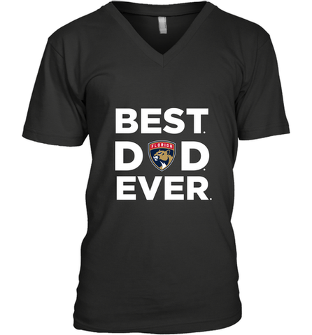 Best Los Angeles Kings Dad Ever Hockey NHL Fathers Day GIft For Daddy (2) Men's V-Neck T-Shirt Men's V-Neck T-Shirt / Black / S Men's V-Neck T-Shirt - amzapparel