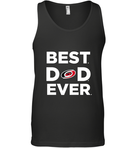 Best Carolina Hurricanes Dad Ever Hockey NHL Fathers Day GIft For Daddy Men's Tank Top Men's Tank Top / Black / XS Men's Tank Top - amzapparel