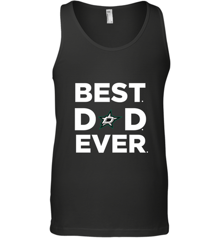 Best Dallas Stars Dad Ever Hockey NHL Fathers Day GIft For Daddy Men's Tank Top Men's Tank Top / Black / XS Men's Tank Top - amzapparel