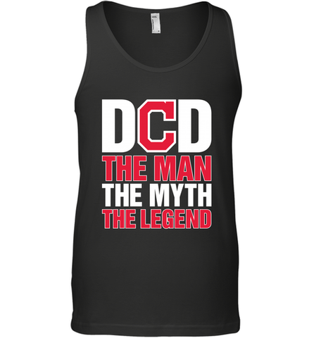 Cleveland Indians Dad The Man The Myth The Legend Father's Day MLB Men's Tank Top Men's Tank Top / Black / XS Men's Tank Top - amzapparel