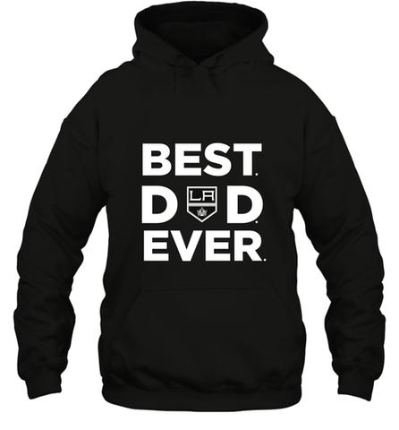 Best Los Angeles Kings Dad Ever Hockey NHL Fathers Day GIft For Daddy (1) Hooded Sweatshirt Hooded Sweatshirt / Black / S Hooded Sweatshirt - amzapparel