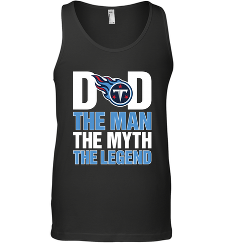 Tennessee Titans Dad The Man The Myth The Legend NFL Father's Day Men's Tank Top Men's Tank Top / Black / XS Men's Tank Top - amzapparel