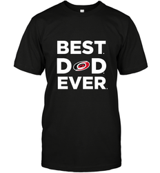 Best Carolina Hurricanes Dad Ever Hockey NHL Fathers Day GIft For Daddy Men's T-Shirt