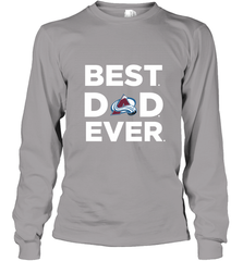 Best Colorado Avalanche Dad Ever Hockey NHL Fathers Day GIft For Daddy Long Sleeve T-Shirt Long Sleeve T-Shirt - amzapparel