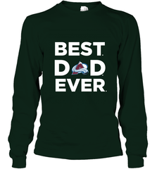 Best Colorado Avalanche Dad Ever Hockey NHL Fathers Day GIft For Daddy Long Sleeve T-Shirt Long Sleeve T-Shirt - amzapparel