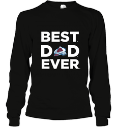 Best Colorado Avalanche Dad Ever Hockey NHL Fathers Day GIft For Daddy Long Sleeve T-Shirt
