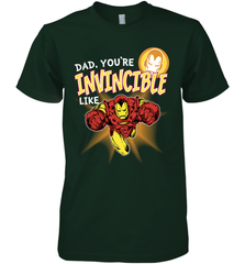 Marvel Iron Man Invincible Dad Father's Day Gifts Men's Premium T-Shirt Men's Premium T-Shirt - amzapparel