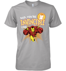 Marvel Iron Man Invincible Dad Father's Day Gifts Men's Premium T-Shirt Men's Premium T-Shirt - amzapparel