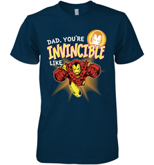 Marvel Iron Man Invincible Dad Father's Day Gifts Men's Premium T-Shirt Men's Premium T-Shirt - amzapparel