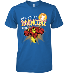 Marvel Iron Man Invincible Dad Father's Day Gifts Men's Premium T-Shirt Men's Premium T-Shirt - amzapparel