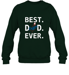 Best Los Angeles Dodgers Dad Ever Baseball MLB Fathers Day Crewneck Sweatshirt Crewneck Sweatshirt - amzapparel