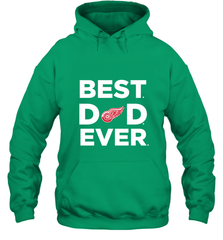 Best Detroit Red Wings Dad Ever Hockey NHL Fathers Day GIft For Daddy Hooded Sweatshirt Hooded Sweatshirt - amzapparel