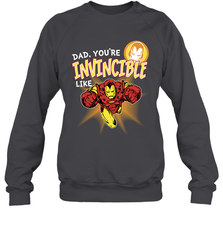 Marvel Iron Man Invincible Dad Father's Day Gifts Crewneck Sweatshirt Crewneck Sweatshirt - amzapparel