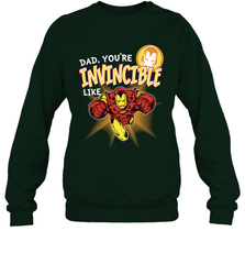 Marvel Iron Man Invincible Dad Father's Day Gifts Crewneck Sweatshirt Crewneck Sweatshirt - amzapparel
