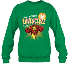 Marvel Iron Man Invincible Dad Father's Day Gifts Crewneck Sweatshirt Crewneck Sweatshirt - amzapparel