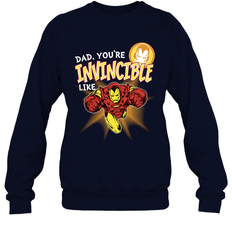 Marvel Iron Man Invincible Dad Father's Day Gifts Crewneck Sweatshirt