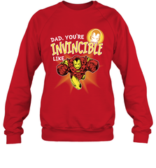 Marvel Iron Man Invincible Dad Father's Day Gifts Crewneck Sweatshirt Crewneck Sweatshirt - amzapparel