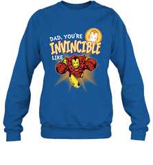 Marvel Iron Man Invincible Dad Father's Day Gifts Crewneck Sweatshirt Crewneck Sweatshirt - amzapparel
