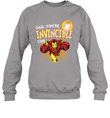 Marvel Iron Man Invincible Dad Father's Day Gifts Crewneck Sweatshirt Crewneck Sweatshirt - amzapparel