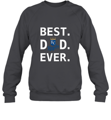 Best Kansas City Royals Dad Ever Baseball MLB Fathers Day Crewneck Sweatshirt Crewneck Sweatshirt - amzapparel