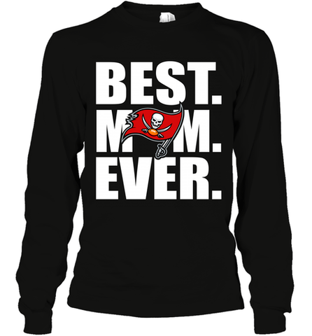 Best Tampa Bay Buccaneers Mom Ever NFL Team Mother's Day Gift Long Sleeve T-Shirt Long Sleeve T-Shirt / Black / S Long Sleeve T-Shirt - amzapparel