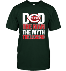 Cincinnati Reds Dad The Man The Myth The Legend Father's Day MLB Men's T-Shirt Men's T-Shirt - amzapparel