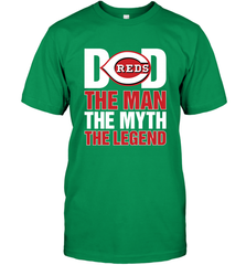 Cincinnati Reds Dad The Man The Myth The Legend Father's Day MLB Men's T-Shirt Men's T-Shirt - amzapparel