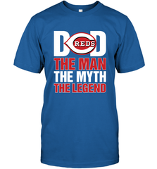 Cincinnati Reds Dad The Man The Myth The Legend Father's Day MLB Men's T-Shirt Men's T-Shirt - amzapparel