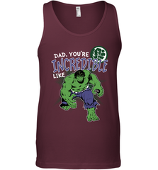 Marvel Hulk Incredible Dad Father's Day Gifts Men's Tank Top Men's Tank Top - amzapparel