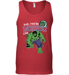 Marvel Hulk Incredible Dad Father's Day Gifts Men's Tank Top Men's Tank Top - amzapparel