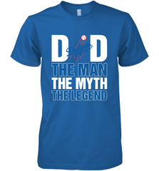 Los Angeles Dodgers Dad The Man The Myth The Legend Father's Day MLB Men's Premium T-Shirt Men's Premium T-Shirt - amzapparel