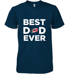 Best Carolina Hurricanes Dad Ever Hockey NHL Fathers Day GIft For Daddy Men's Premium T-Shirt Men's Premium T-Shirt - amzapparel