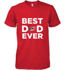 Best Carolina Hurricanes Dad Ever Hockey NHL Fathers Day GIft For Daddy Men's Premium T-Shirt Men's Premium T-Shirt - amzapparel