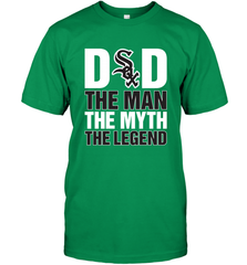 Chicago White Sox Dad The Man The Myth The Legend Father's Day MLB Men's T-Shirt Men's T-Shirt - amzapparel