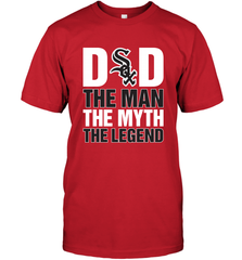 Chicago White Sox Dad The Man The Myth The Legend Father's Day MLB Men's T-Shirt Men's T-Shirt - amzapparel