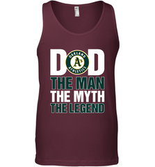 Oakland Athletics Dad The Man The Myth The Legend Father's Day MLB Men's Tank Top Men's Tank Top - amzapparel