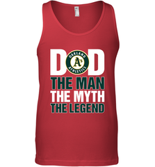 Oakland Athletics Dad The Man The Myth The Legend Father's Day MLB Men's Tank Top Men's Tank Top - amzapparel