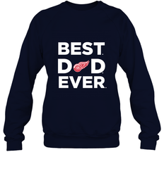 Best Detroit Red Wings Dad Ever Hockey NHL Fathers Day GIft For Daddy Crewneck Sweatshirt