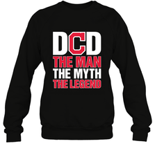 Cleveland Indians Dad The Man The Myth The Legend Father's Day MLB Crewneck Sweatshirt Crewneck Sweatshirt - amzapparel