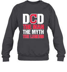 Cleveland Indians Dad The Man The Myth The Legend Father's Day MLB Crewneck Sweatshirt Crewneck Sweatshirt - amzapparel