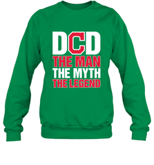 Cleveland Indians Dad The Man The Myth The Legend Father's Day MLB Crewneck Sweatshirt Crewneck Sweatshirt - amzapparel