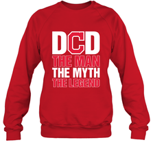 Cleveland Indians Dad The Man The Myth The Legend Father's Day MLB Crewneck Sweatshirt Crewneck Sweatshirt - amzapparel