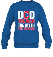 Cleveland Indians Dad The Man The Myth The Legend Father's Day MLB Crewneck Sweatshirt Crewneck Sweatshirt - amzapparel