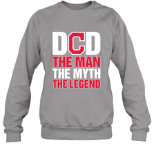 Cleveland Indians Dad The Man The Myth The Legend Father's Day MLB Crewneck Sweatshirt Crewneck Sweatshirt - amzapparel