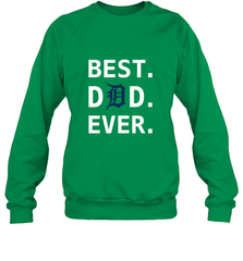 Best Detroit Tigers Dad Ever Baseball MLB Fathers Day Crewneck Sweatshirt Crewneck Sweatshirt - amzapparel